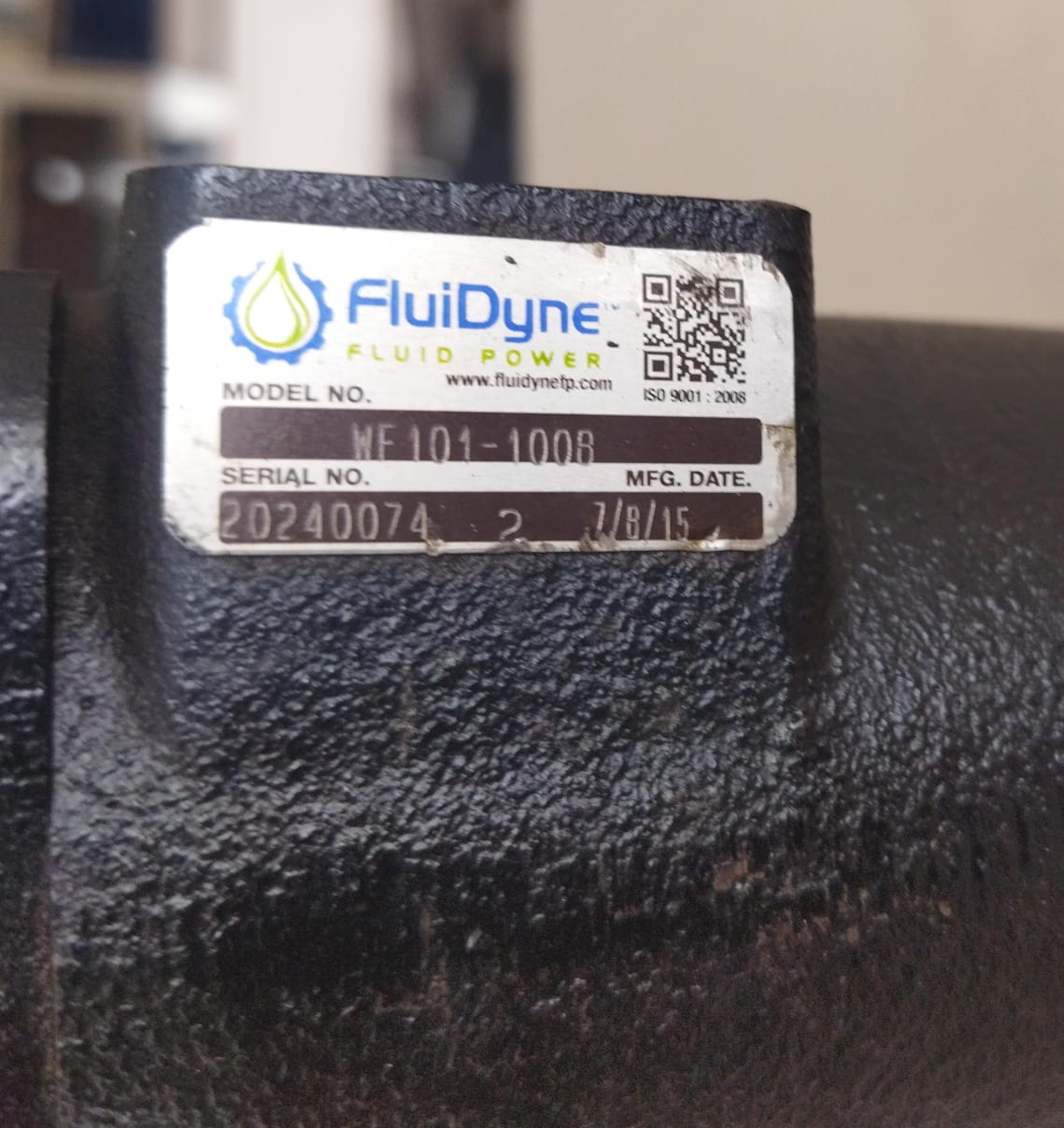 Motor Hidráulico Fluidyne 101-1008 